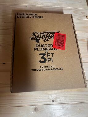 New in Box: Swiffer Dusting Kit with handle, 3 ft extender & 12 duster refills